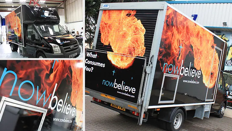 Large-format Luton wrap