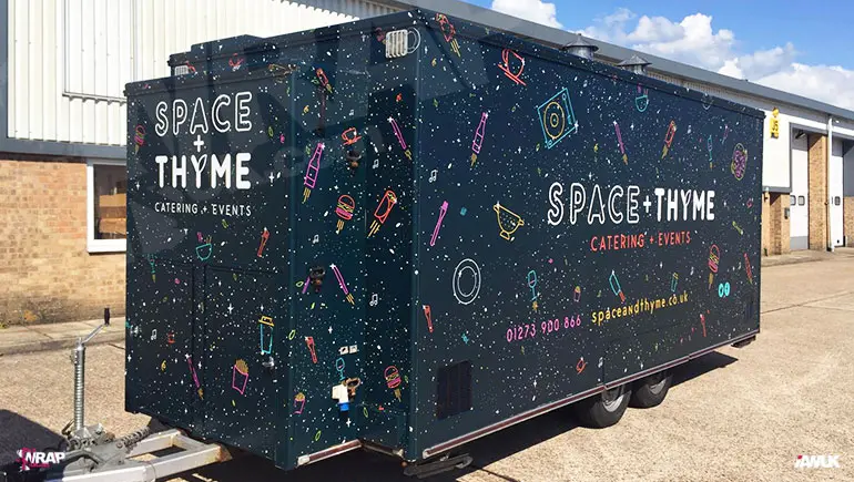 Mobile catering trailer